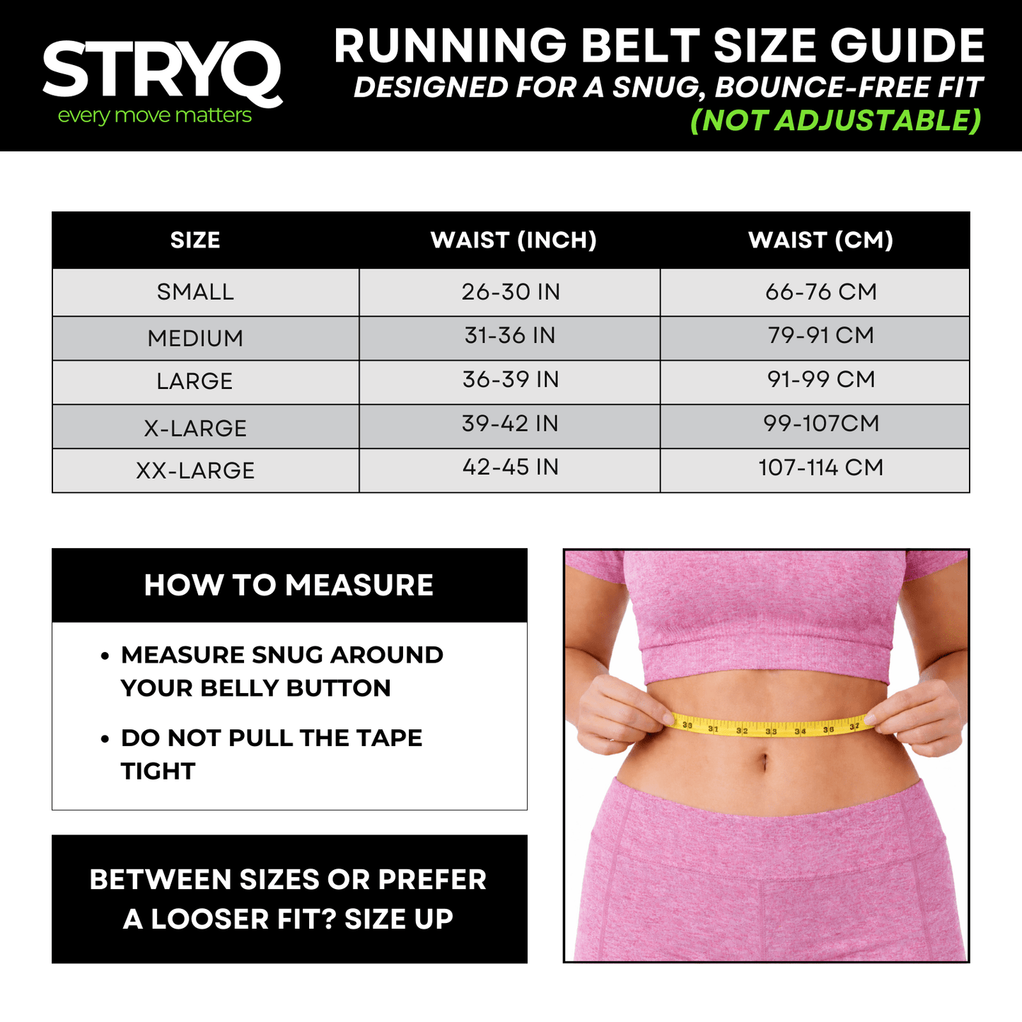 STRYQ YELLOW RUNNING BELT - STRYQ