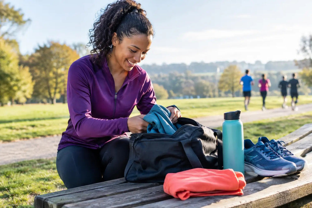 A parkrun kit packing example for Saturdays - STRYQ