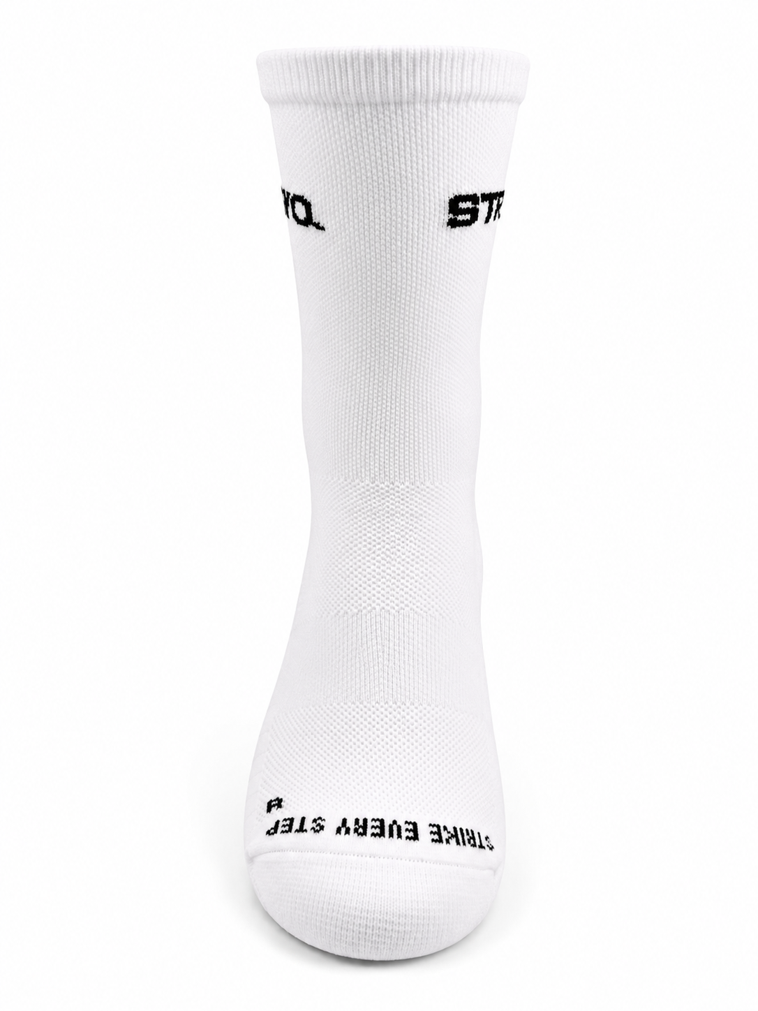 White Running Socks for Long Distance Training | STRYQ Performance Socks