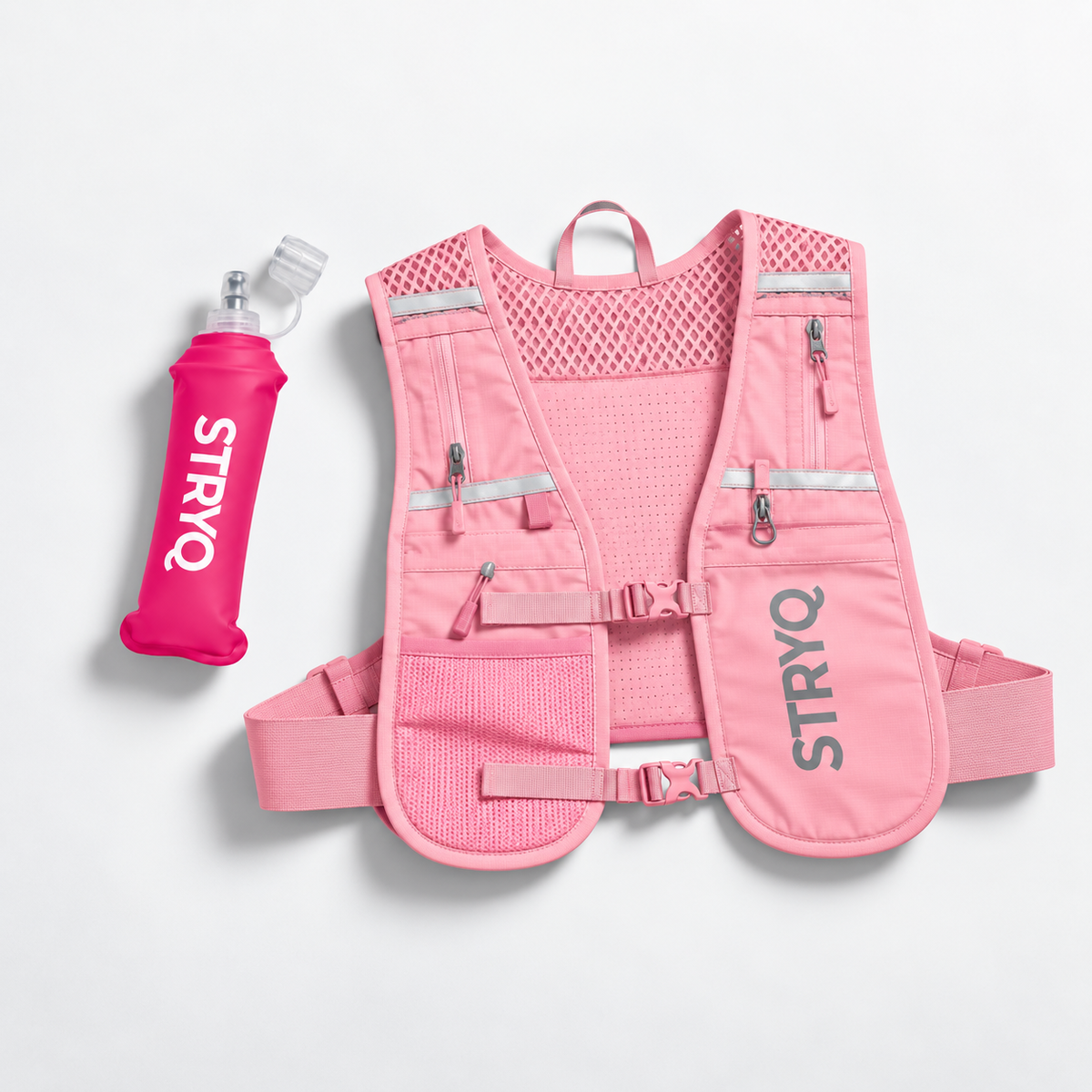 Pink with Hot pink