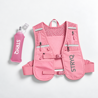 Pink vest with baby pink bottle