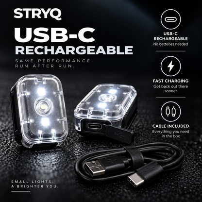 STRYQ Running Vest Lights