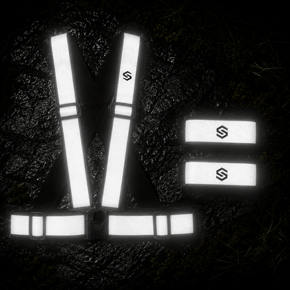 High-Vis Running Vest & Reflective Bands Kit - STRYQ