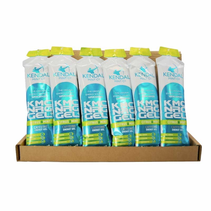 Kendal Mint Co Running Gel+ Citrus & Mint Caffeine Energy Gel 70g - STRYQ