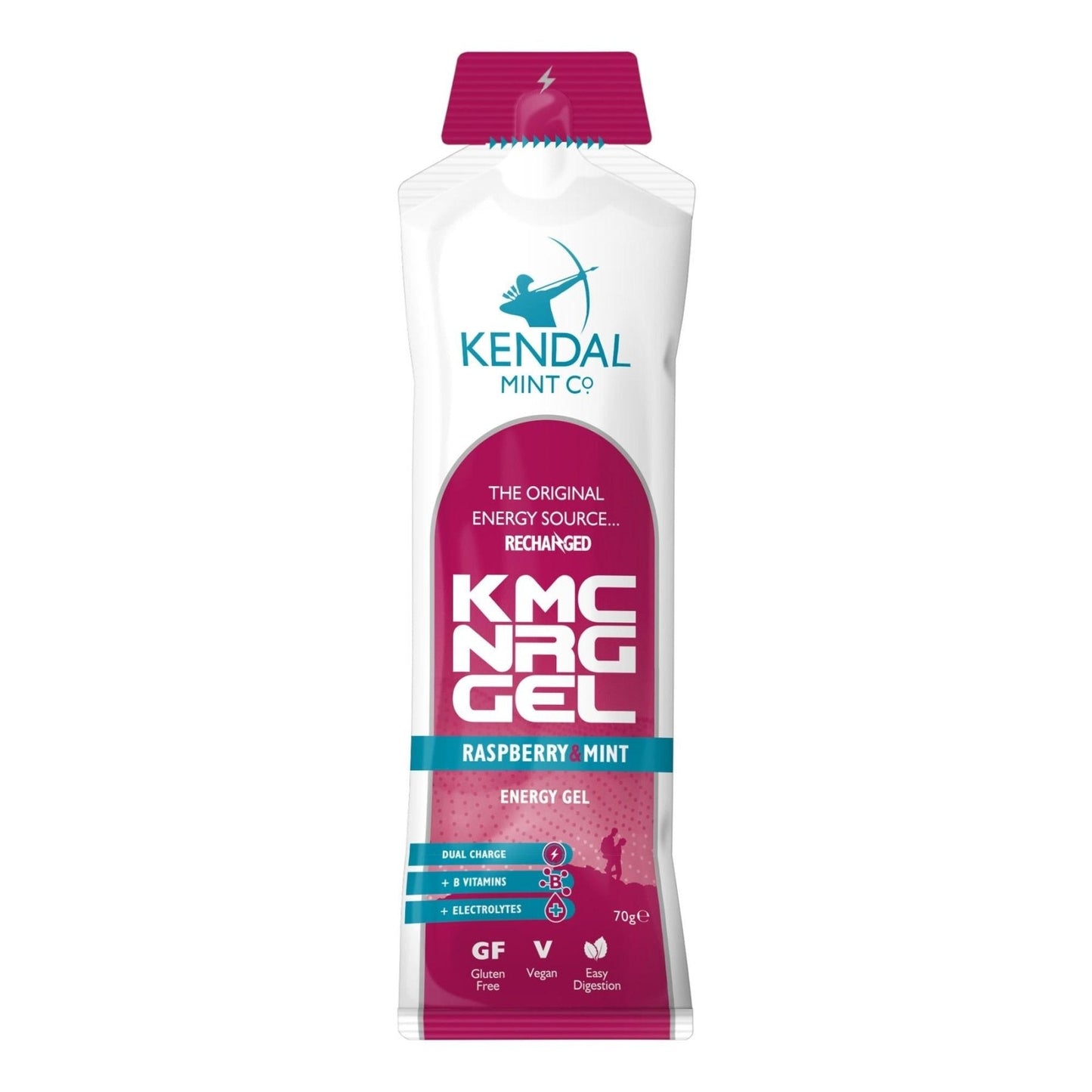 Kendal Mint Co Running Gel Raspberry & Mint Energy Gel 70g - STRYQ