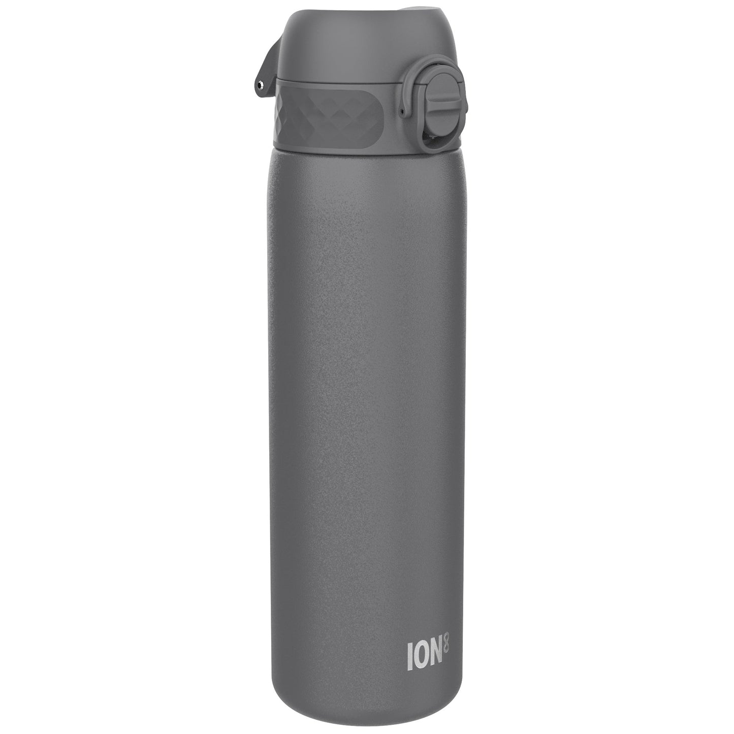 Leak Proof Slim Water Bottle, Stainless Steel, Grey, 600ml (20oz) - STRYQ