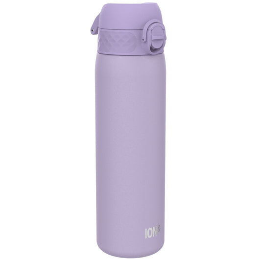 Leak Proof Slim Water Bottle, Stainless Steel, Light Purple, 600ml (20oz) - STRYQ