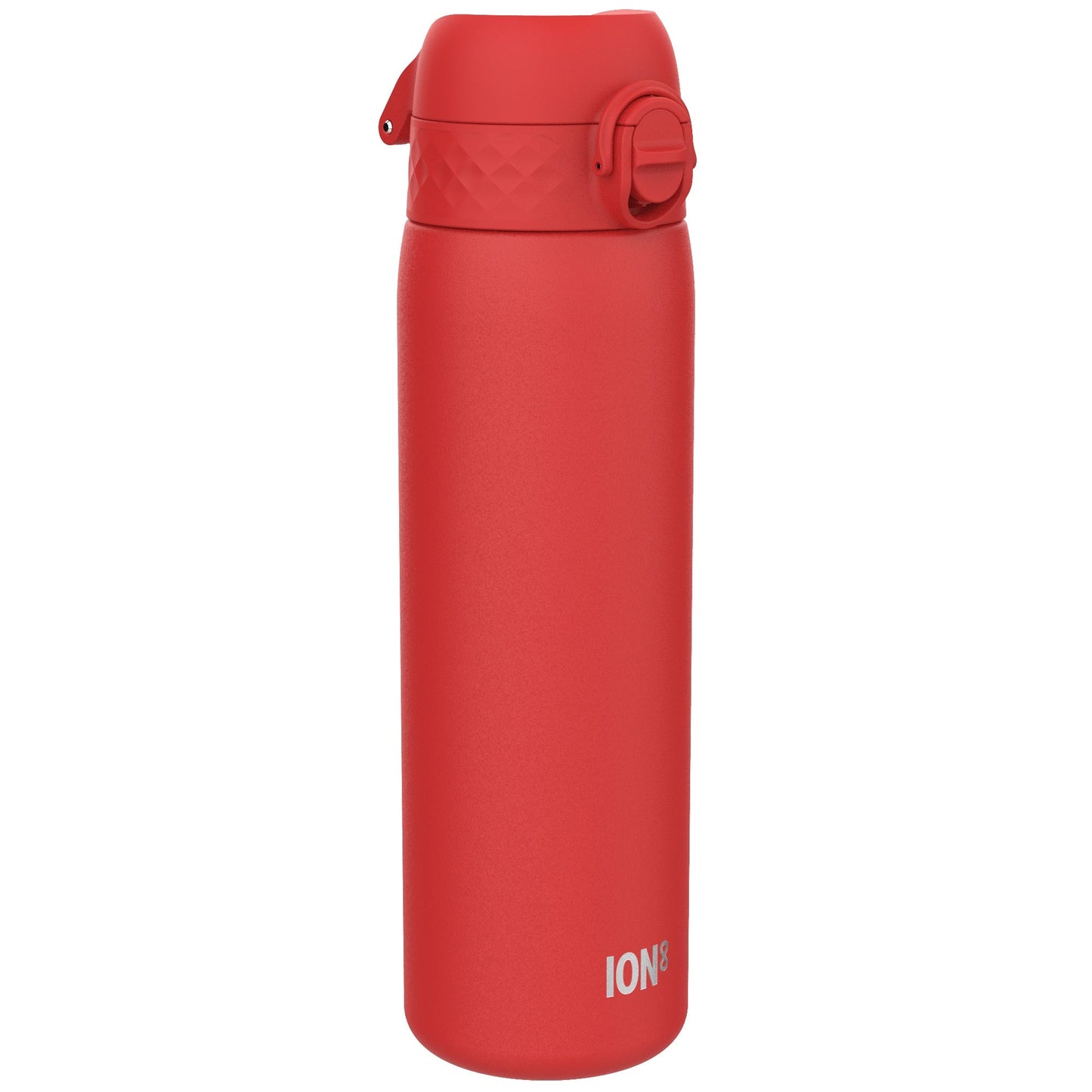 Leak Proof Slim Water Bottle, Stainless Steel, Red, 600ml (20oz) - STRYQ