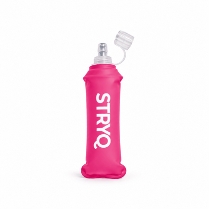 STRYQ 500ml Running Soft Flask for Hydration Vests (Black) - STRYQ