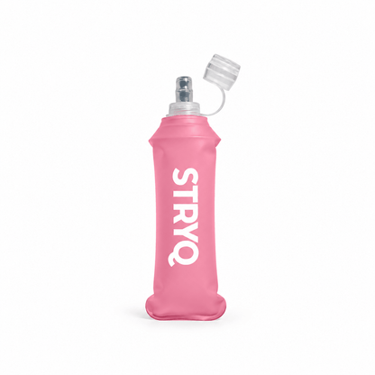 STRYQ 500ml Running Soft Flask for Hydration Vests (Black) - STRYQ