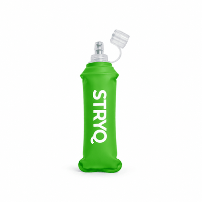 STRYQ 500ml Running Soft Flask for Hydration Vests (Black) - STRYQ