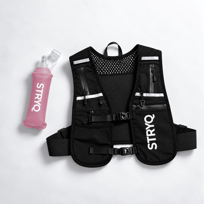 STRYQ BLACK RUNNING VEST - STRYQ