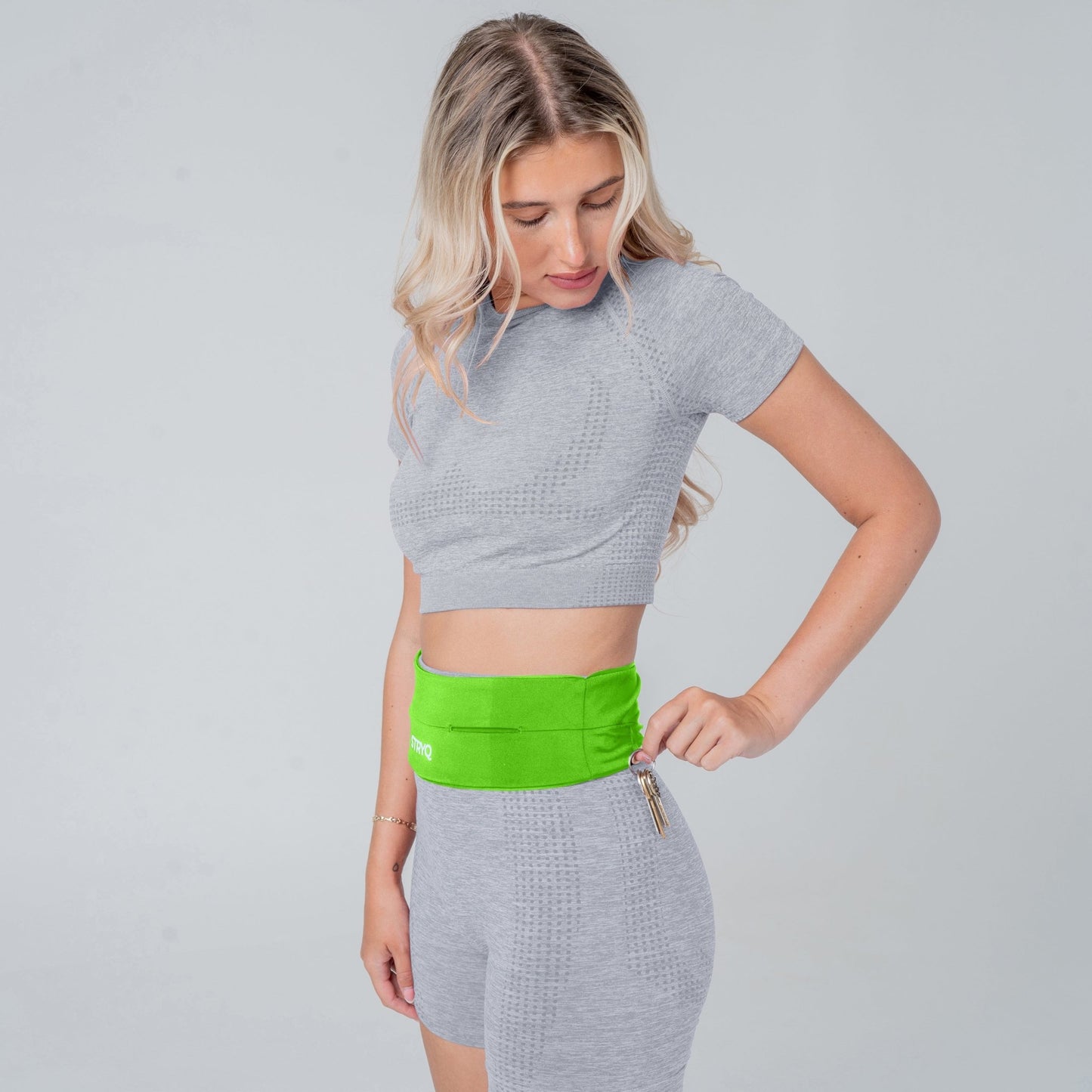 STRYQ GREEN RUNNING BELT - STRYQ