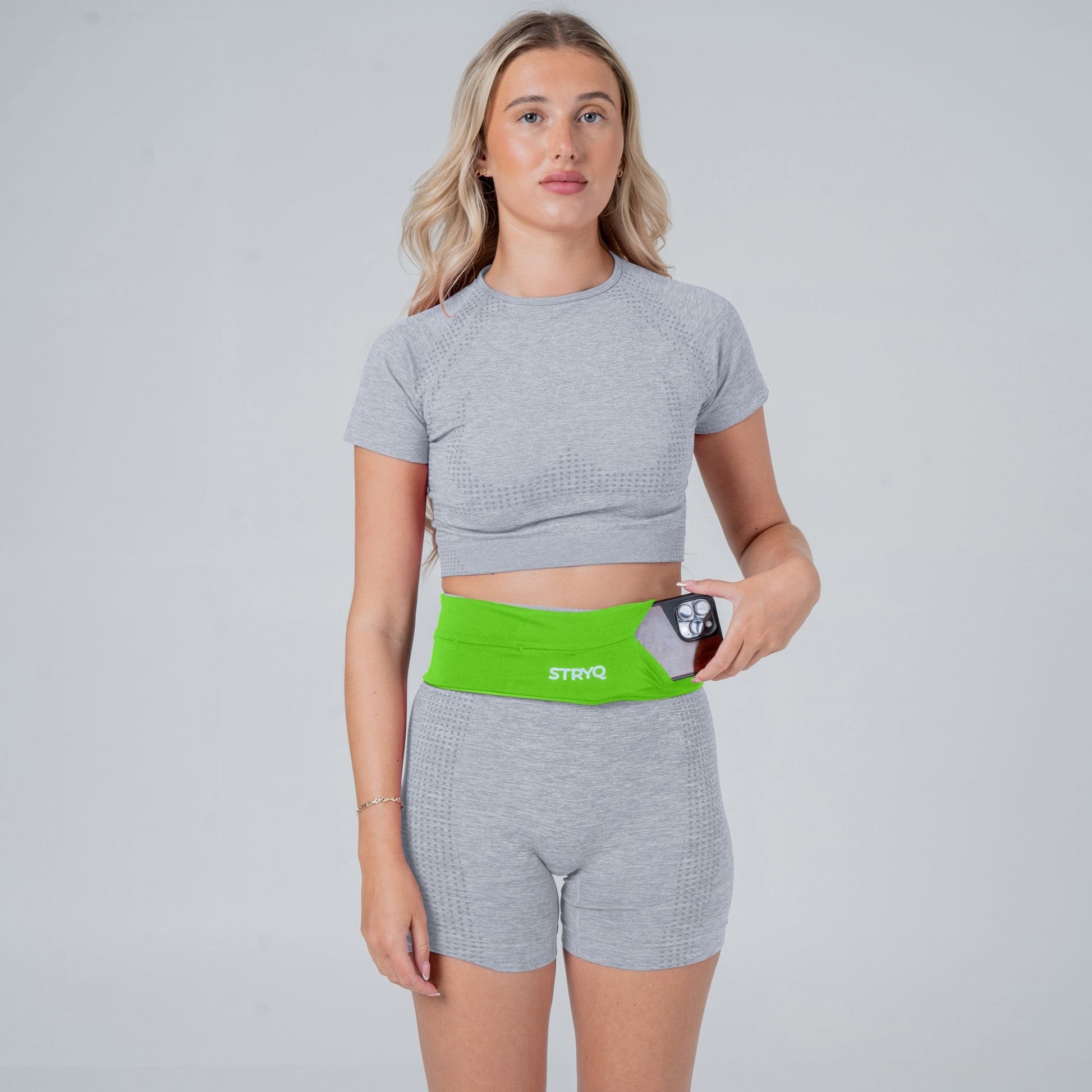 STRYQ GREEN RUNNING BELT - STRYQ
