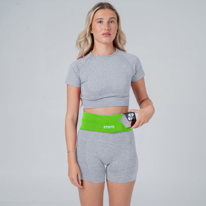 STRYQ GREEN RUNNING BELT - STRYQ
