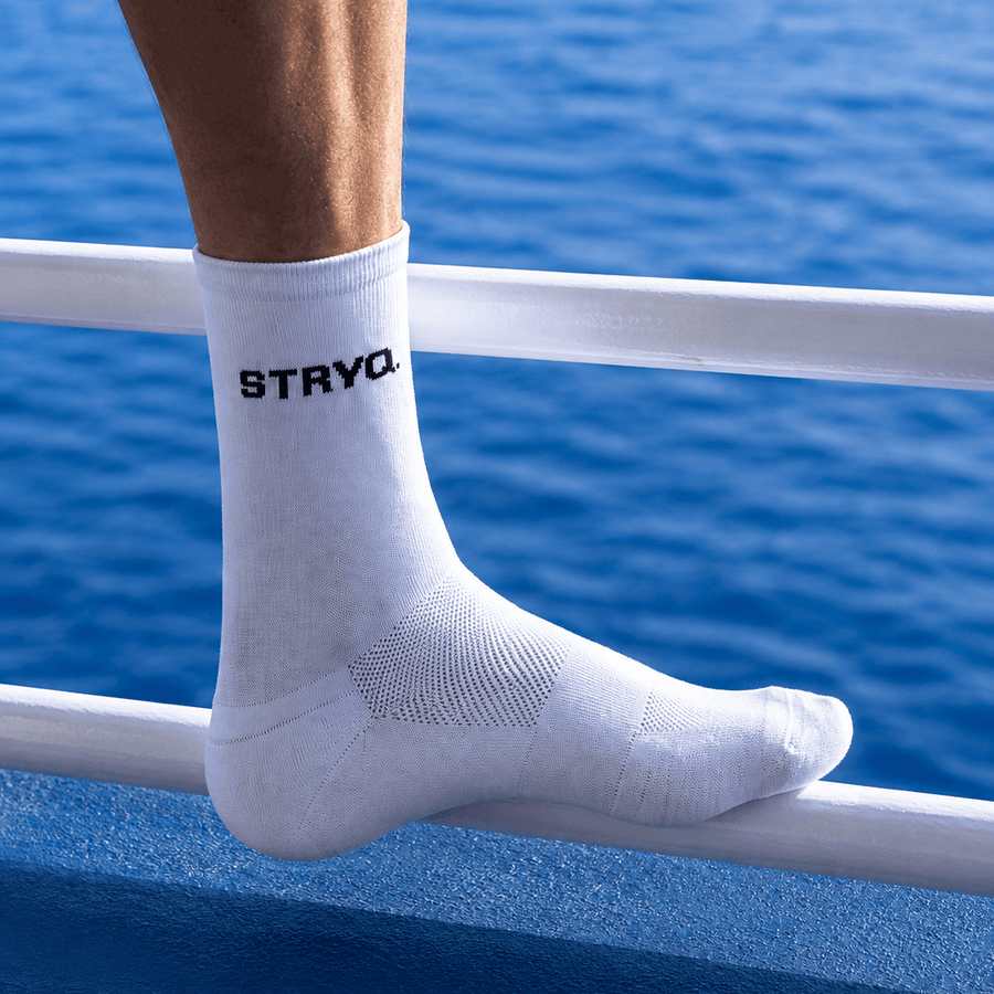 STRYQ Running Socks - White - STRYQ