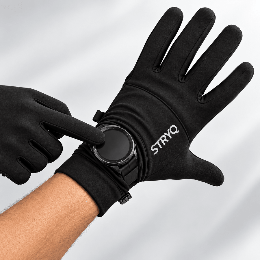 Watch Window Running Gloves - STRYQ