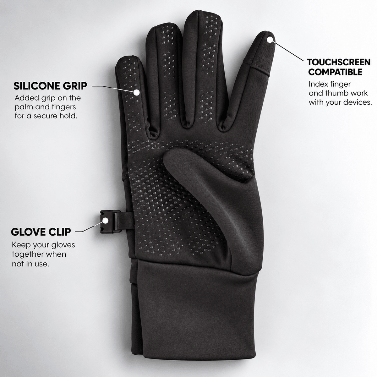 Watch Window Running Gloves - STRYQ